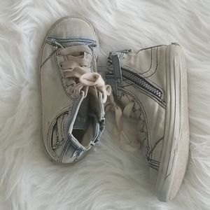 DIESEL Hi Top Canvas Sneaker